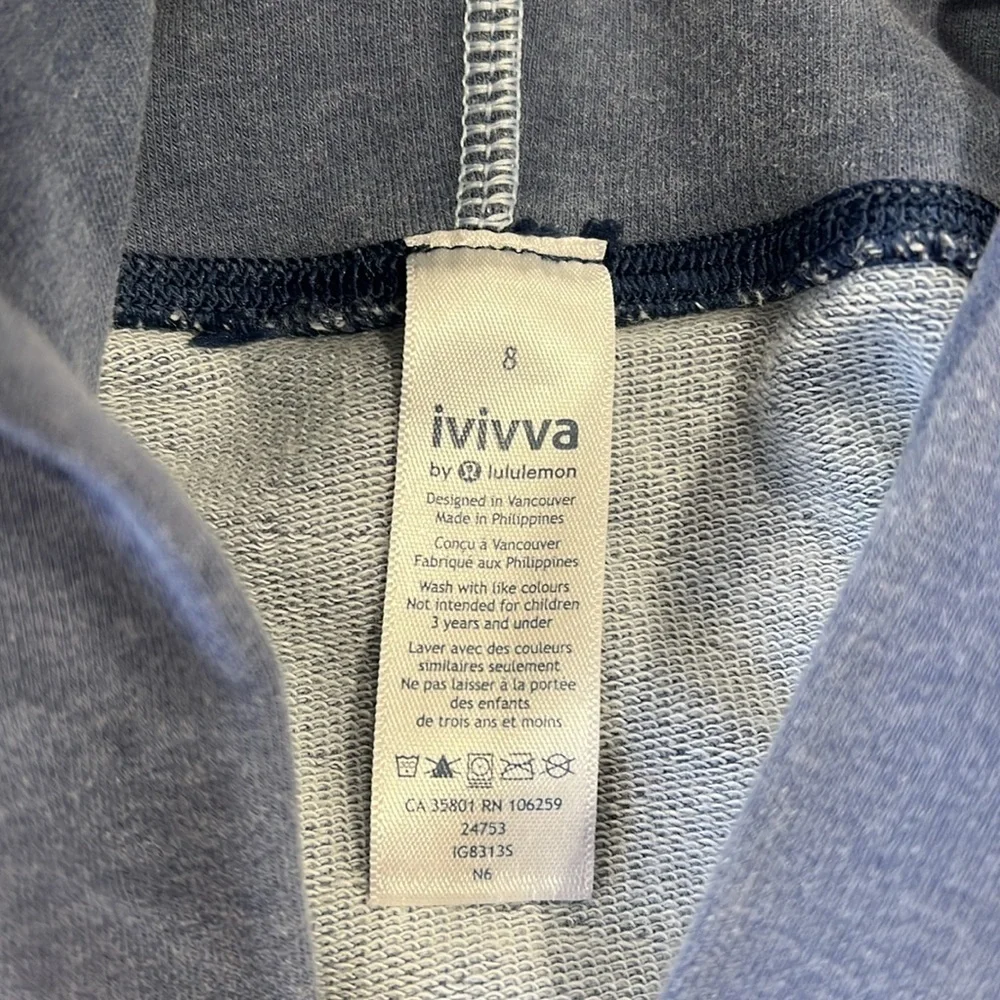 Ivivva blue hooded dress